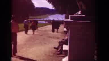 Paris France (1939): People Walking Down A Field And Then A Close Up To People