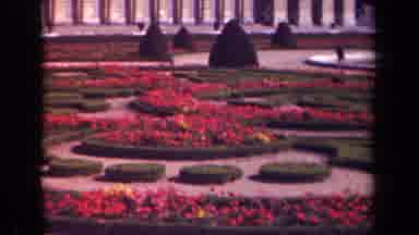 Paris France (1939): Perfectly Manicured Hedges And Flowers Within The Gardens In