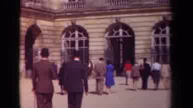 Paris France (1939): A Vintage Video Of People In Top Hats Entering Through A