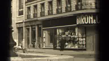 Paris France (1947): A Slow Moving View Of What Appears To Be A Large Urban Street