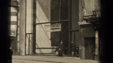 Paris France (1947): A View Of People Walking Around Town In The 1930'S Or 1940'S