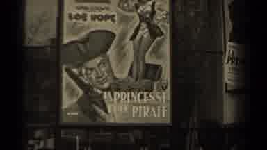 Paris France (1947): Vintage Footage Of Old Cars And Bob Hope Movie Posters