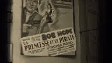 Paris France (1947): Camera Shows Off A Bob Hope Movie Or Show Poster