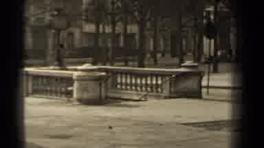 Paris France (1947): Woman Film Old Vintage Stairs Building Walking Subway