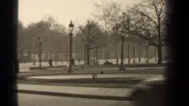 Paris France (1947): Walking People And Traffic