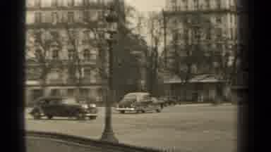 Paris France (1947): Daily Life Of The People Who Is Busy To Go Their Destinations