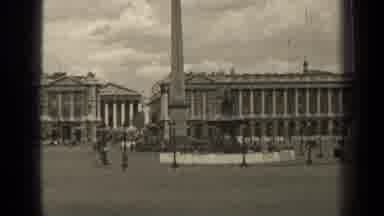Paris France (1947): Ancient Buildings People Walking Around