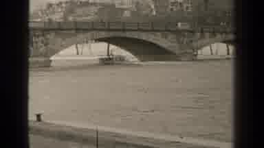 Paris France (1947): Moving From Place To Place On The Water Of Paris And Enjoying