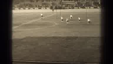 Paris France (1947): Vintage Film Clip Of People Playing Soccer On A Hot Day