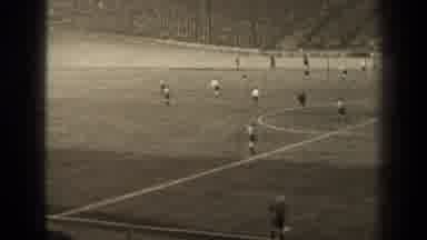 Paris France (1947): People Playing Soccer