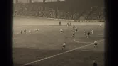 Paris France (1947): Vintage Footage Of Men's Soccer Team Competing Against Each
