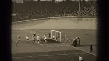 Paris France (1947): Soccer A Long Time Ago In A Stadium With An Audience