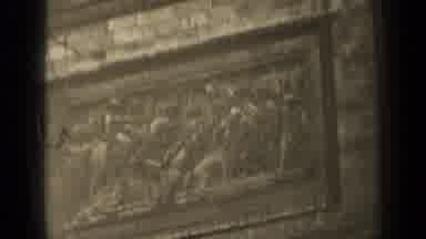 Paris France (1947): Relief Sculpted Drawings On Large Buildings And Ancient Walls