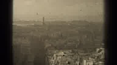 Paris France (1947): Old Footage Of A City Skyline