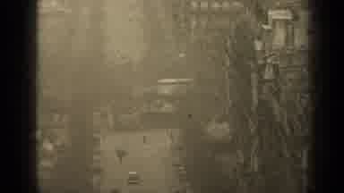 Paris France (1947): View Of City Streets With European Style Buildings As Seen