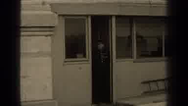 Paris France (1947): Eiffel Tower With A U Man Standing In A Doorway And Another