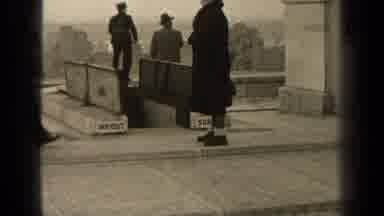 Paris France (1947): Black And White Footage Of A Mother And Her Two Children