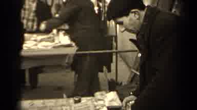 Paris France (1947): People Walking Around