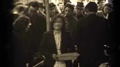 Paris France (1947): Lady Getting Food For Her Family And Nothing Left