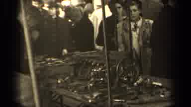 Paris France (1947): Vintage Film Clip Of A Street Vendor And People Walking By