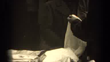 Paris France (1947): Old Nice Inspecting Selling Fabric Cold Long Coats Black