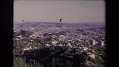 Los Angeles California USA (1967): A Bird's Eye View Of A Hilly Terrain With A