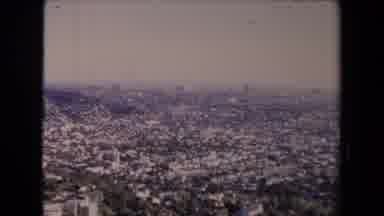 Los Angeles California USA (1967): An Expansive View Of A City From A Far Away