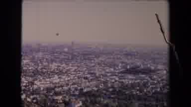 Los Angeles California USA (1967): Old Video Footage Of An Aerial View Of A Very