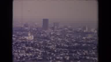 Los Angeles California USA (1967): Loads Of Buildings In Big City Captured By Old