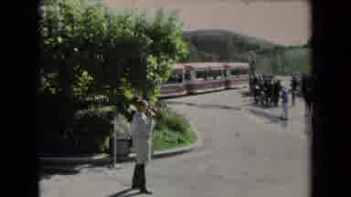 Los Angeles California USA (1967): Someone Talking On The Microphone And Three