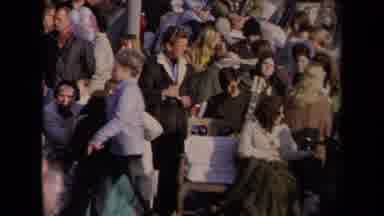 Los Angeles California USA (1967): People At Large Picnic On Bright Sunny Day
