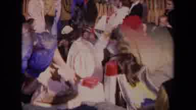 Los Angeles California USA (1967): People Sitting Around Watching A Huge Parade