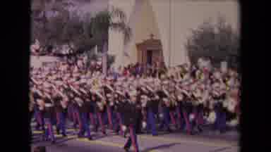 Los Angeles California USA (1967): United States Marines Marching In Parade