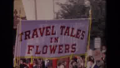 Los Angeles California USA (1967): Chinese Parade Footage Of Banner And Cultural
