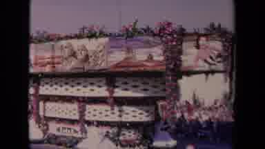 Los Angeles California USA (1967): Beauty Pageant Parade Float Grand Prize Banner