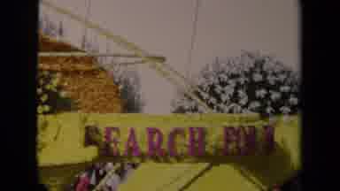 Los Angeles California USA (1967): Yellow And Purple Parade Float For Lions