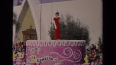Los Angeles California USA (1967): Beauty Queen Riding On Top Of A Parade Float
