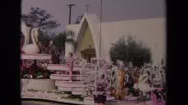 Los Angeles California USA (1967): Parade By A Church