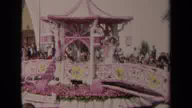 Los Angeles California USA (1967): An Aristocratic Lady Standing On Decorated