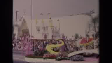 Los Angeles California USA (1967): Old Footage From A Parade Showing A Cowboy And