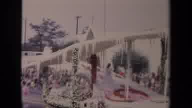 Los Angeles California USA (1967): People Watching A Unique Parade