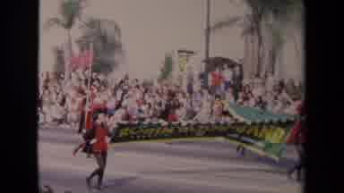 Los Angeles California USA (1967): Robinhood Land Parade Is Full As The Band Plays