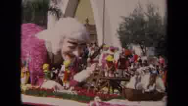 Los Angeles California USA (1967): Parade Float Depicting A Androgynous Character