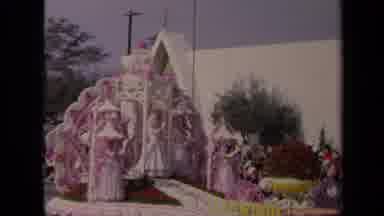 Los Angeles California USA (1967): Princess Inspired Float With 4 Costumed Woman
