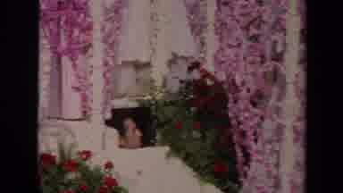 Los Angeles California USA (1967): Someone Pokes Their Head Out As A Parade Float