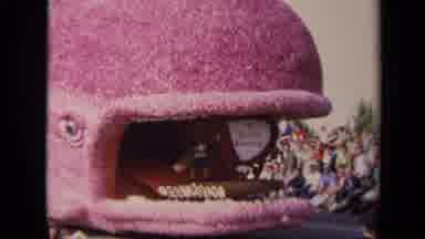 Los Angeles California USA (1967): Massive Parade Float Shaped As A Bright Pink