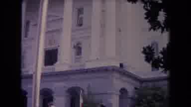 Ronald Regan Inaguration Sacramento Cal (1967): People Gathered Around Near To A