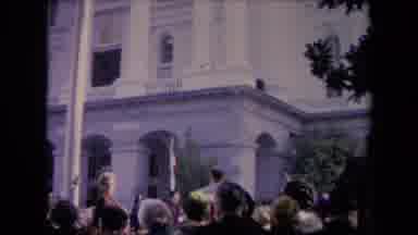 Ronald Regan Inaguration Sacramento Cal (1967): Peaceful Democratic Protest In