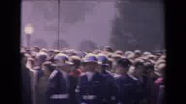 Ronald Regan Inaguration Sacramento Cal-1967: Men Sitting At Desk In Front Of Television Camera