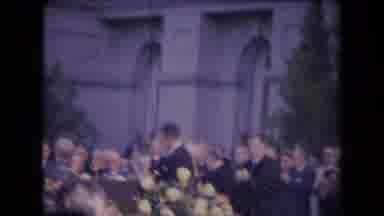 Ronald Regan Inaguration Sacramento Cal (1967): A View Of A Man Making A Speech